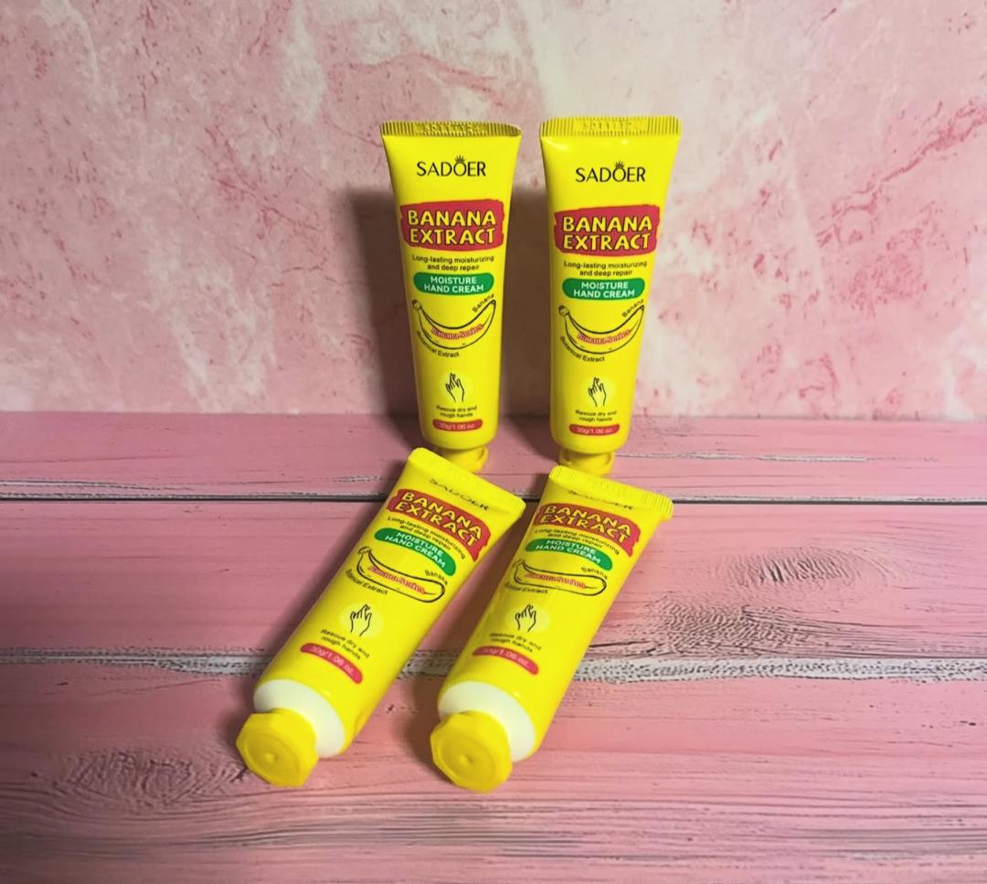 کرم دست عصاره موز